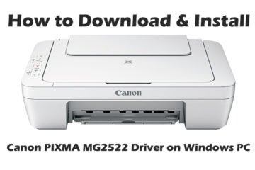Canon PIXMA MG2522 Driver on Windows PC